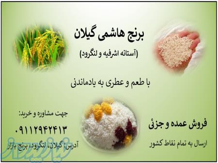 برنج درجه یک هاشمی آستانه و لنگرود گیلان 