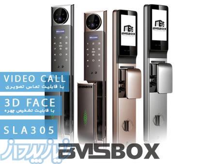 دستگیره هوشمند تشخیص چهره با تماس تصویری برند BMSBOX مدل SLA305