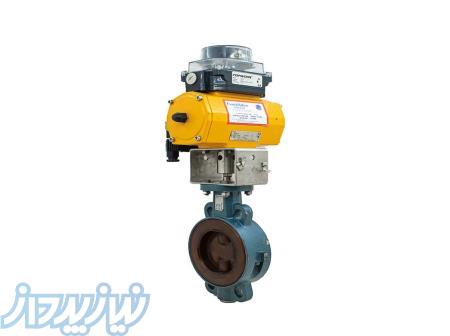 شیر پروانه ای پنوماتیکی Euro Valve سایز  4 