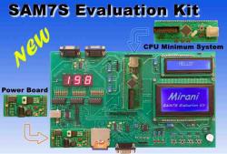 برد آموزشی میکروکنترلر sam7s باهسته arm