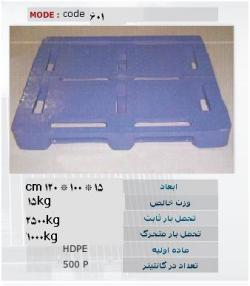 فروش پالت های پلاستیکی در حد نو و