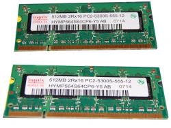 رم نوت بوک hunix 512 ddr2